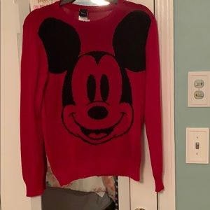 Red Mickey Sweater